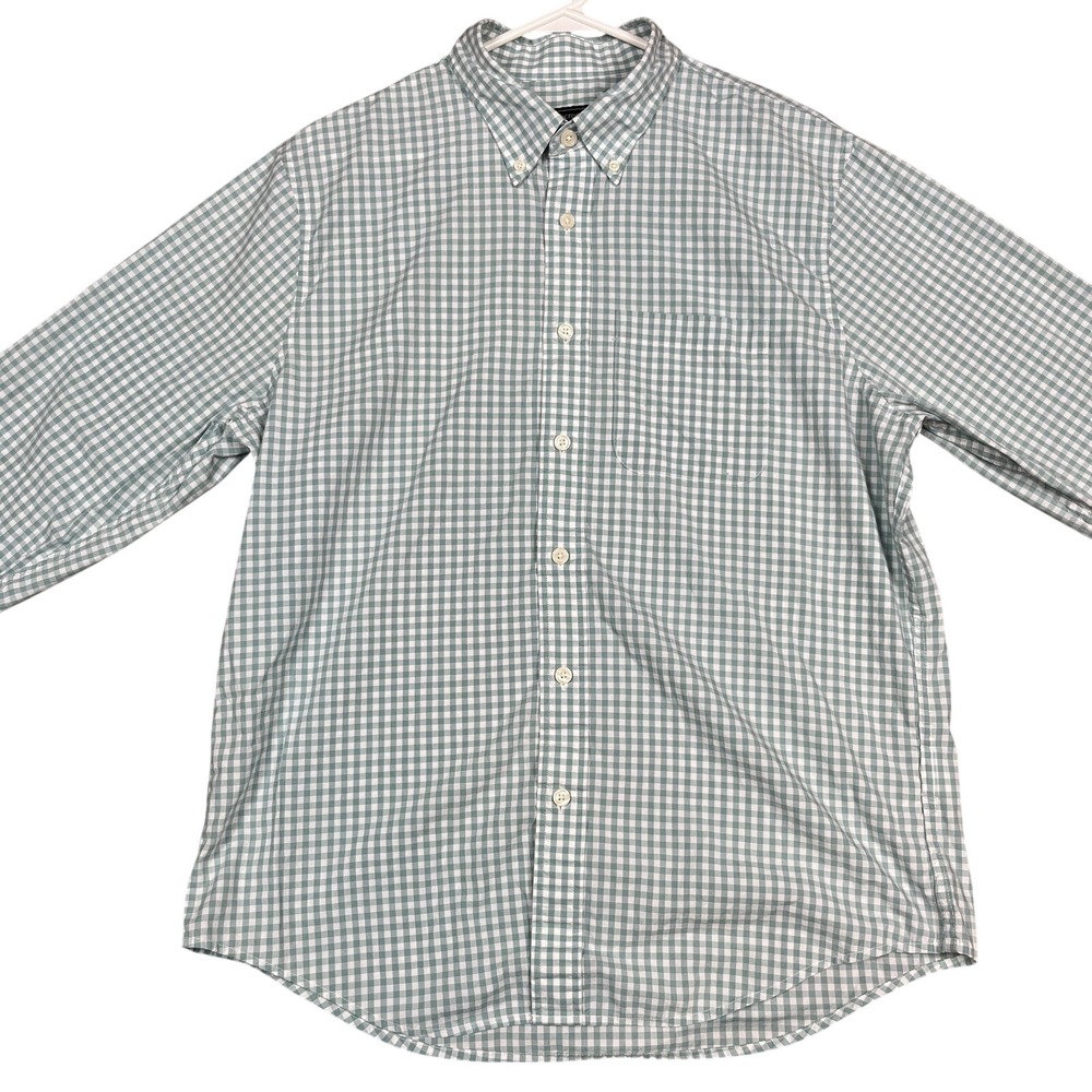Abercrombie‎ & Fitch Shirt Mens XL Gingham Check Button Down Pocket Casual
